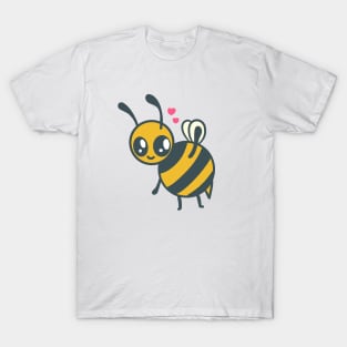 Cute Chubby Bee Drawing Illustration T-Shirt